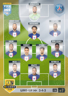 Line-up Paris Saint-Germain 2023 FIFA 365 Line-up #238